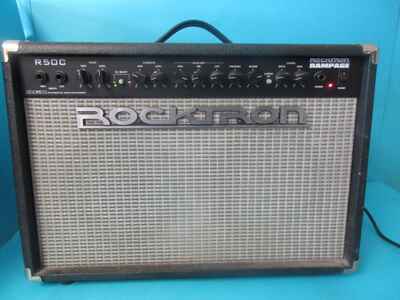 AWESOME VINTAGE ROCKTRON RAMPAGE R50C AGX GUITAR MUSIC AMPLIFIER AMP PORTABLE