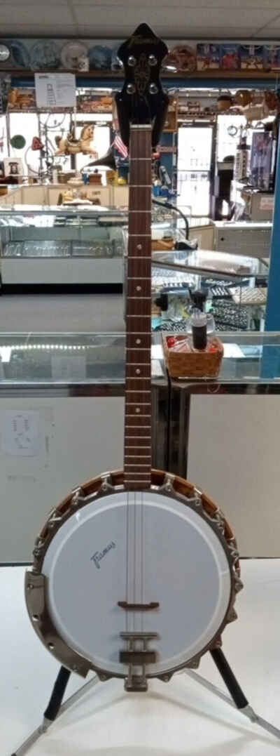 old Vintage original Framus German 4 string tenor Banjo needs some work