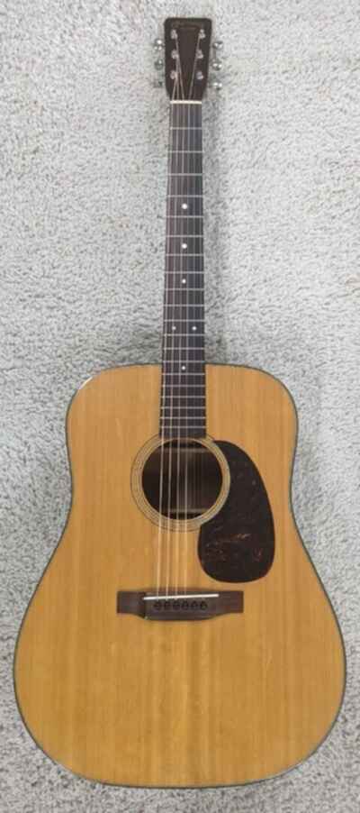 1960 Martin D-18 Acoustic Dreadnought Size Acoustic Guitar with hardshell Case