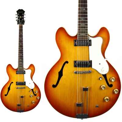 1966 Epiphone Riviera Cherry Sunburst - Gibson-USA Made Vintage Guitar! es-335,