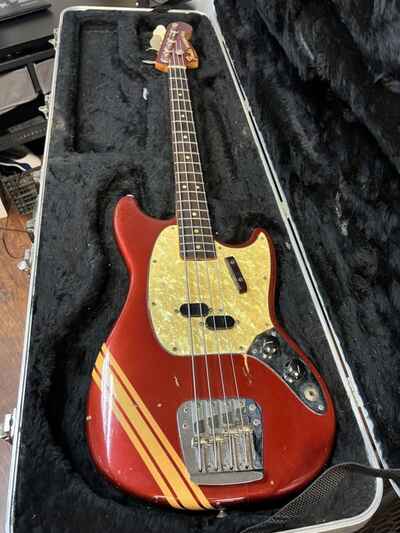 1969 Fender Mustang Bass Racing Stripe All Original