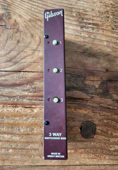 Genuine Gibson Goldtone ABC 3 Way Amp Switching Box