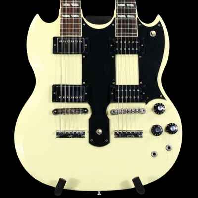 Gibson Custom Don Felder AGED EDS-1275 Double Neck HOTEL CALIFORNIA Guitar White