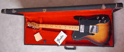Fender Telecaster Custom 1977 Sunburst Vintage All Original Hardcase & Candy
