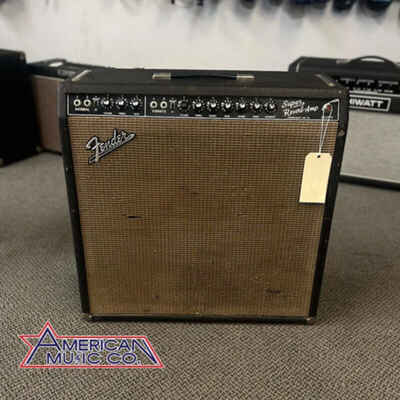 Vintage 1965 Blackface Fender Super Reverb Amp