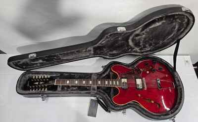 Vintage 1968 Gibson ES-335 TDC 12-String Electric Semi-Hollow Guitar Cherry