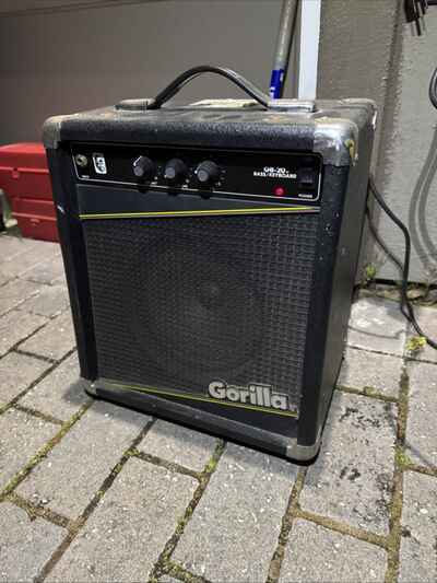 Vintage 1986 GORILLA GG-20 30 Watt Amplifier. Not Tested. Free Local Pickup
