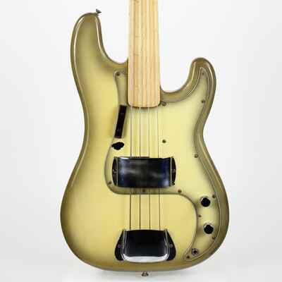 1979 Fender Precision Bass Antigua FRETLESS Maple Neck Vintage 1970s P-Bass