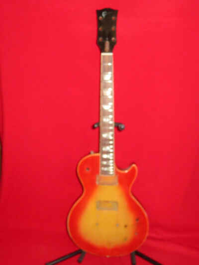 Gibson 1974 Cherry Burst Les Paul Deluxe Body & Neck