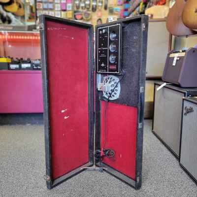 silvertone  amp in case