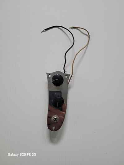 Original Vintage Complete 1965 Fender Mustang Guitar Control Plate