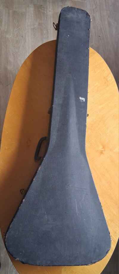 Gibson 1983 Black Tolex  /  Red Inside BASS Flying V  Hardshell Case