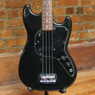 Fender Musicmaster Bass 1978 Black