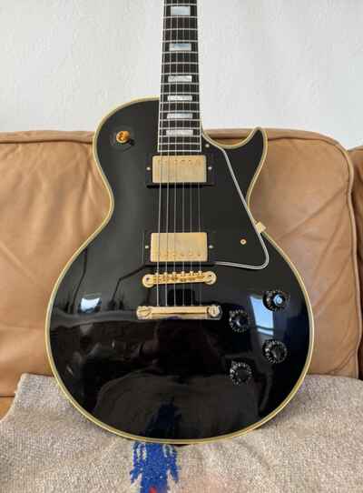 2022 70th Anniversary Gibson Murphy Lab 1957 r7 Les Paul Custom Black Beauty ULA