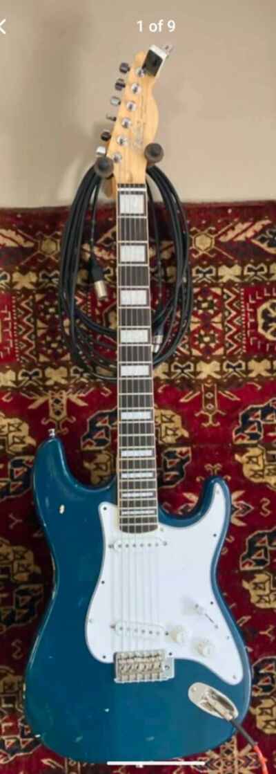 1979 Rare Charvel Plywood Body With fender Lic Neck Custom Bullet Guitar SS