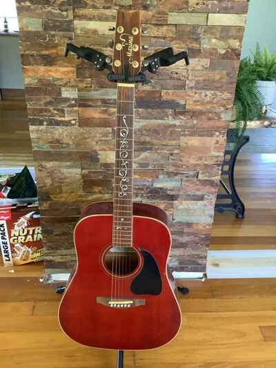 VINTAGE MARINA MARK 32WR 1980s STEEL 6 STRING GUITAR - MADE in CHINA