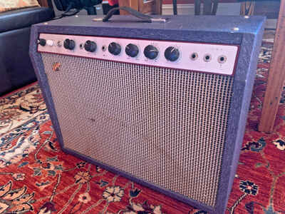 Teisco 74-R  Early 60s  Vintage Tube Amp Reverb and Tremolo original foot switch