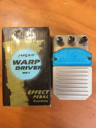 WARP DRIVER ARIA Overdrive Effect Pedal Guitar