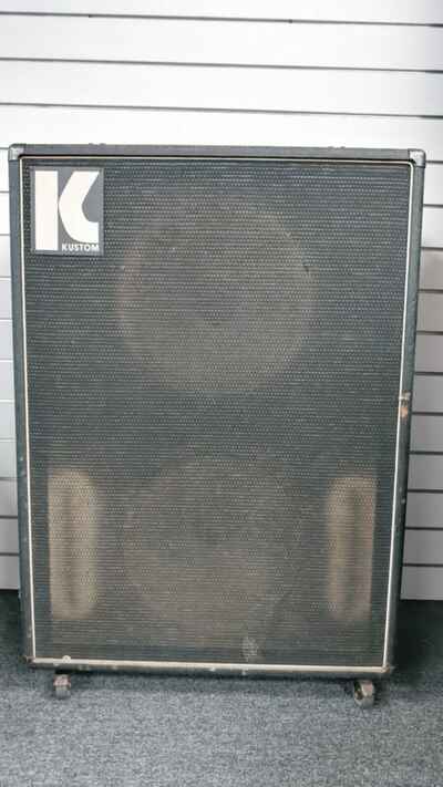 Vintage Kustom 2-15B Bass Cabinet With Rola Celestions - Tested