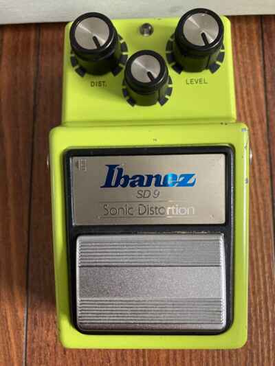 Ibanez SD-9 Sonic distortion guitar pedal effects maxon early 80