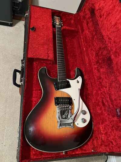 1963 MOSRITE VENTURES MODEL GUITAR - Set Neck - Side Jack - Vibramute - SN 0204