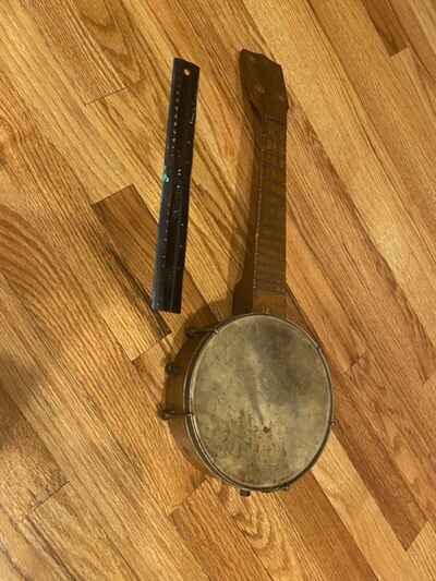 VINTAGE ANTIQUE BANJO - AGE UNKNOWN MAKER UNKNOWN - SELLING AS IS