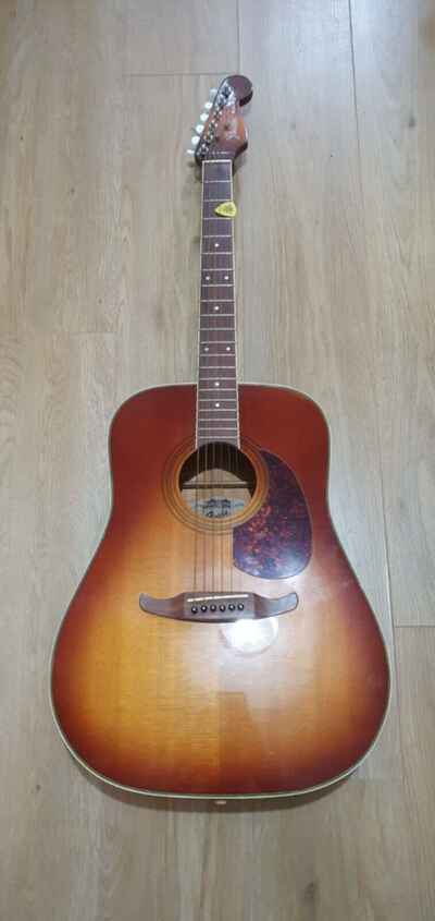 Fender Malibu Acoustic Guitar 1980s