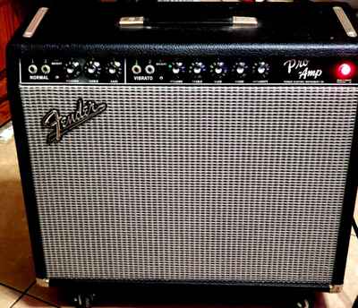 1960s Fender Pro Blackface Vintage Tube Amp 1x15 great player w /  Cover