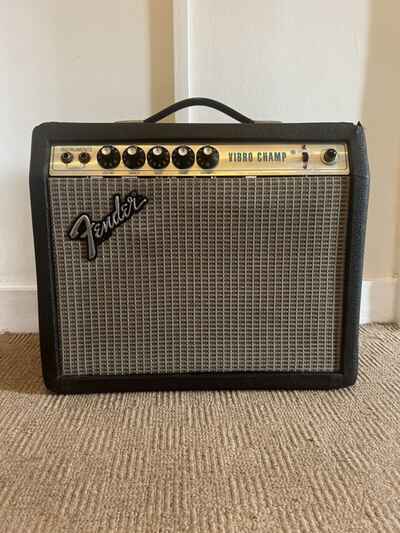 1978 Vintage Fender Vibro Champ Silverface Amplifier Combo