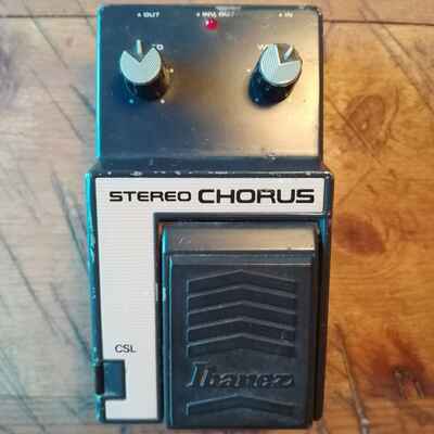 Ibanez CSL Stereo Chorus Guitar Pedal, Made In Japan 1980