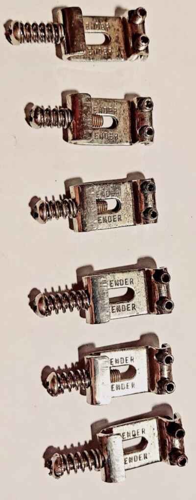 Genuine Fender Reissue Vintage Style Full Set of Saddles For Stratocaster