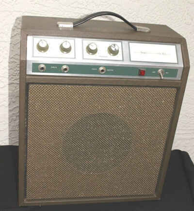 NICE Tested w / Video Vintage Sears 1421 10XL Tube Guitar Amp w / Telefunken Tubes!