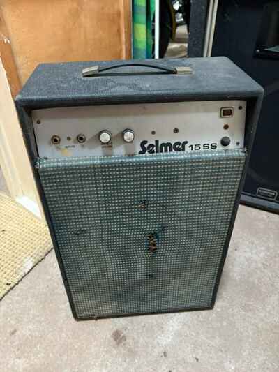 Selmer 15SS Bass Amp Broken