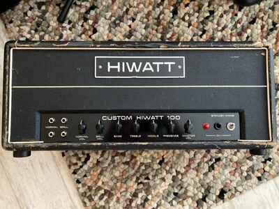 Hiwatt Custom 100 DR103 Amplifier - 1973 + Tuki Padded Cover