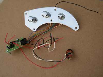 1990s Peavey Forum AX Bass Complete Control Plate & Electronic Circuit Board