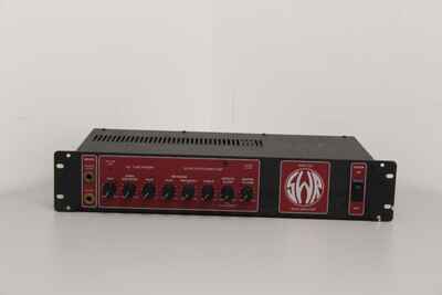 Vintage Red SWR Engineering Bass 350 Rack Mount Amplifier Noisy / Crunchy Pots