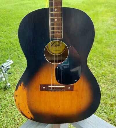 1960s Kent Guyatone Tenor Parlor Acoustic Guitar Sunburst