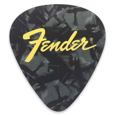 Fender Guitar Pick Silver Metal Sign - Fun Fender Wall Art for Office, Music
