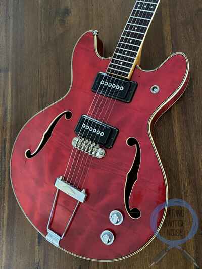 Mosrite Avenger, Hollowbody, 1970s Vintage, Cherry, RARE