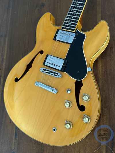 Yamaha SA700, Natural, ??335?? Style, Semi Hollow Body, 1979