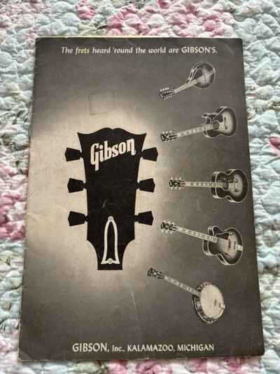 1951 GIBSON CATALOG WITH PRICE SHEET RARE