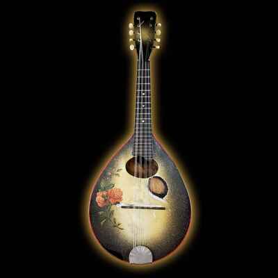 Regal Stencil Mandolin 1930s Full Restoration, Metallic Greenburst with Decals