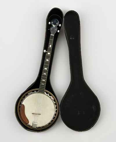 Vintage Harmony American Eagle Musical Instrument Banjo With Case* Read Descr*