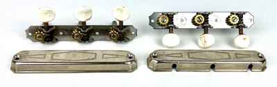 Vintage Kluson COVERED 3-on-a-plank Tuning Gears for Gene Autry Harmony model