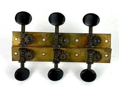 Vintage 3-on-a-plank slotted-head Tuning Gears for Harmony, and 30-40