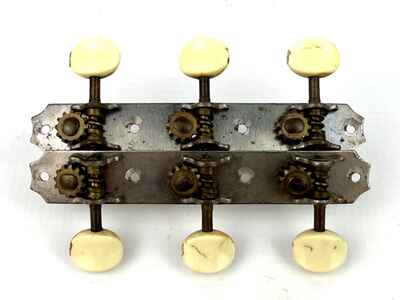 Vintage WW2-era 3-on-a-plank Tuning Gears for Harmony and 1940