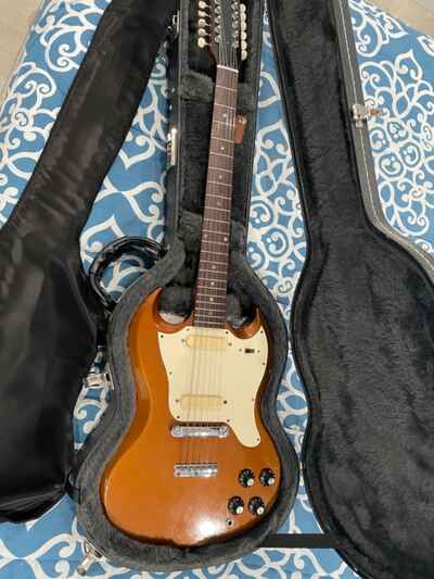 Gibson SG Melody Maker 12-string 1968 - Gold
