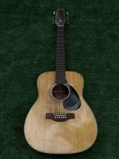 Vintage 1971 Yamaha FG-230 Nippon Gakki Red Label 12 String Acoustic Guitar