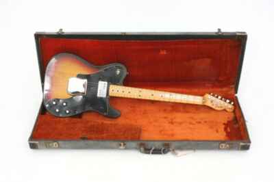 1972 Fender Telecaster Custom electric guitar with original case.
