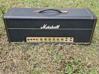 Vintage 1974 Marshall JMP 50 Watt 1987 Mark II Head! Classic Marshall Sound!